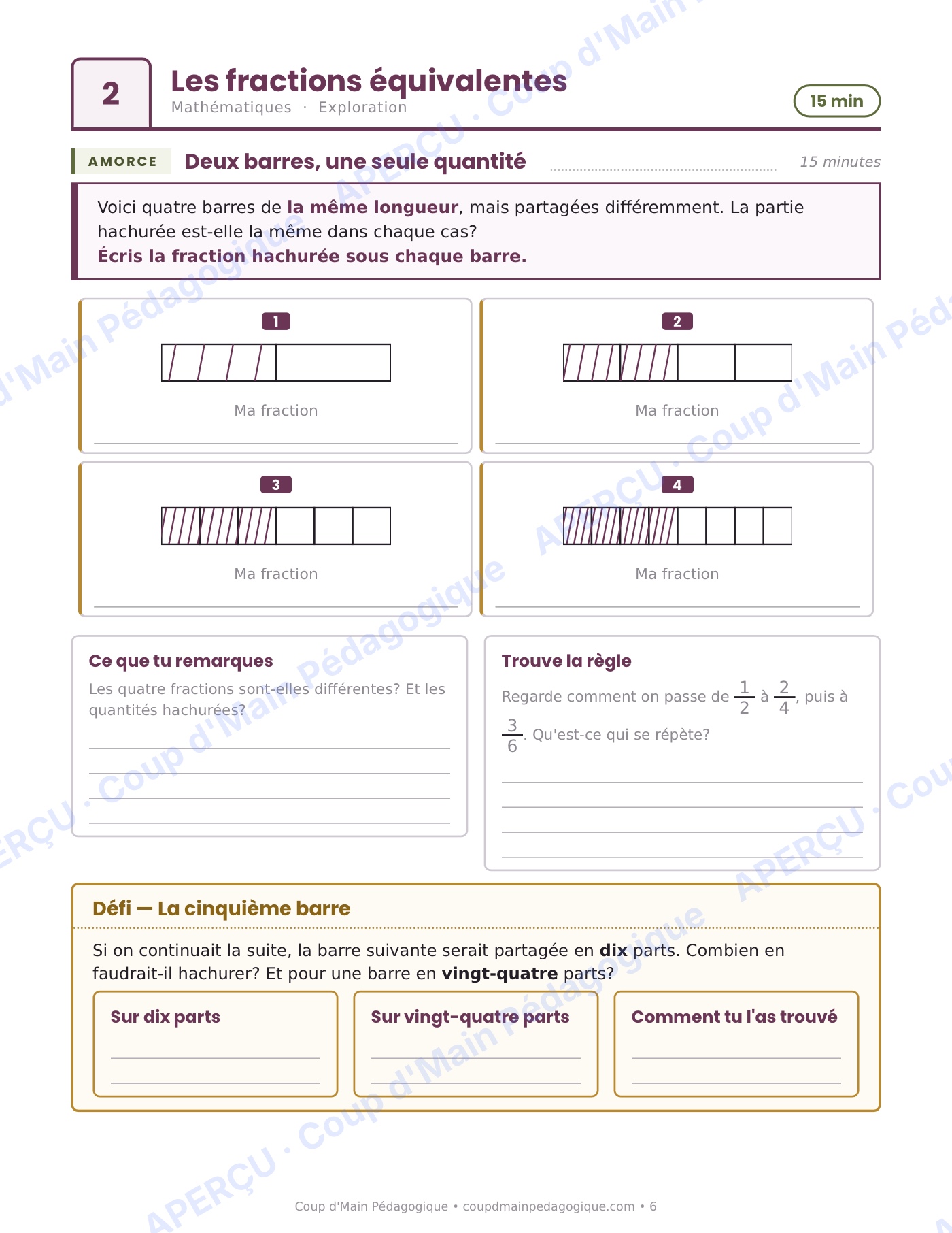 Page 6 — Journée de suppléance 2 — 5e année, l'Antarctique