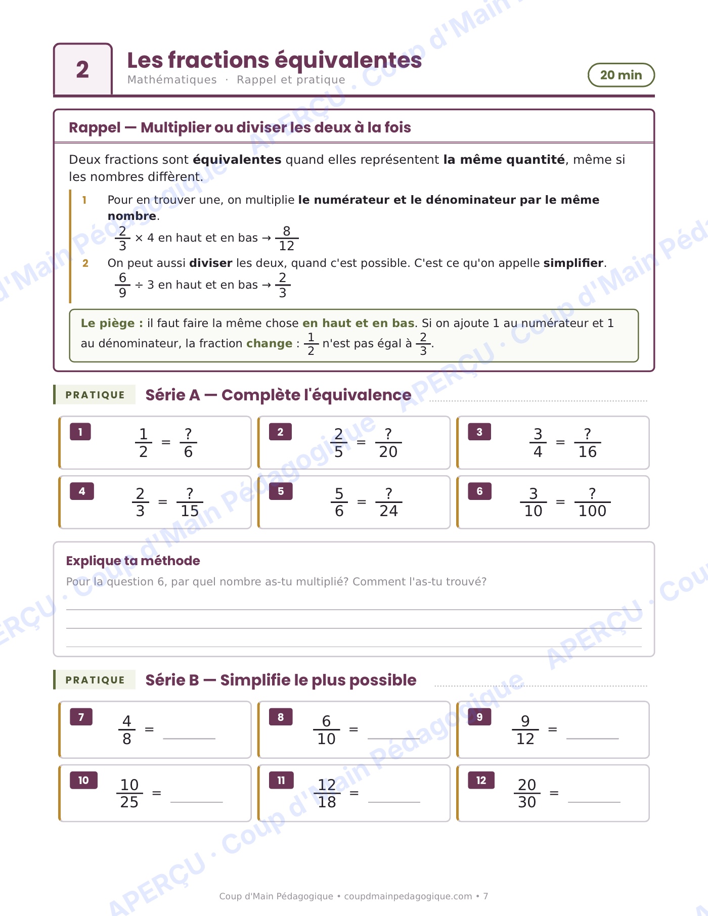 Page 7 — Journée de suppléance 2 — 5e année, l'Antarctique