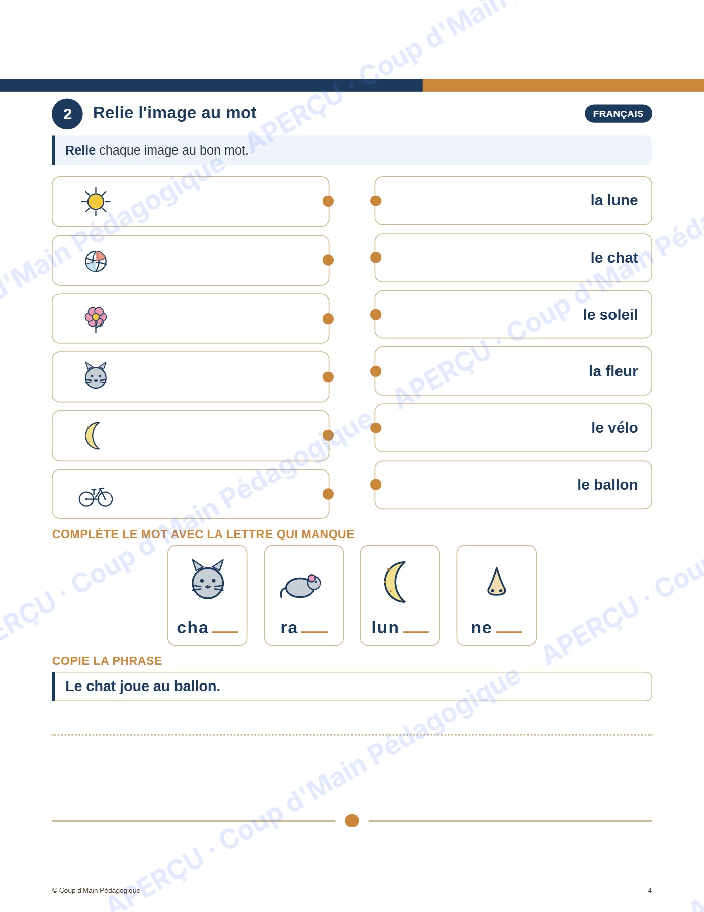 Page 5 — Cahier de vacances — 1re année