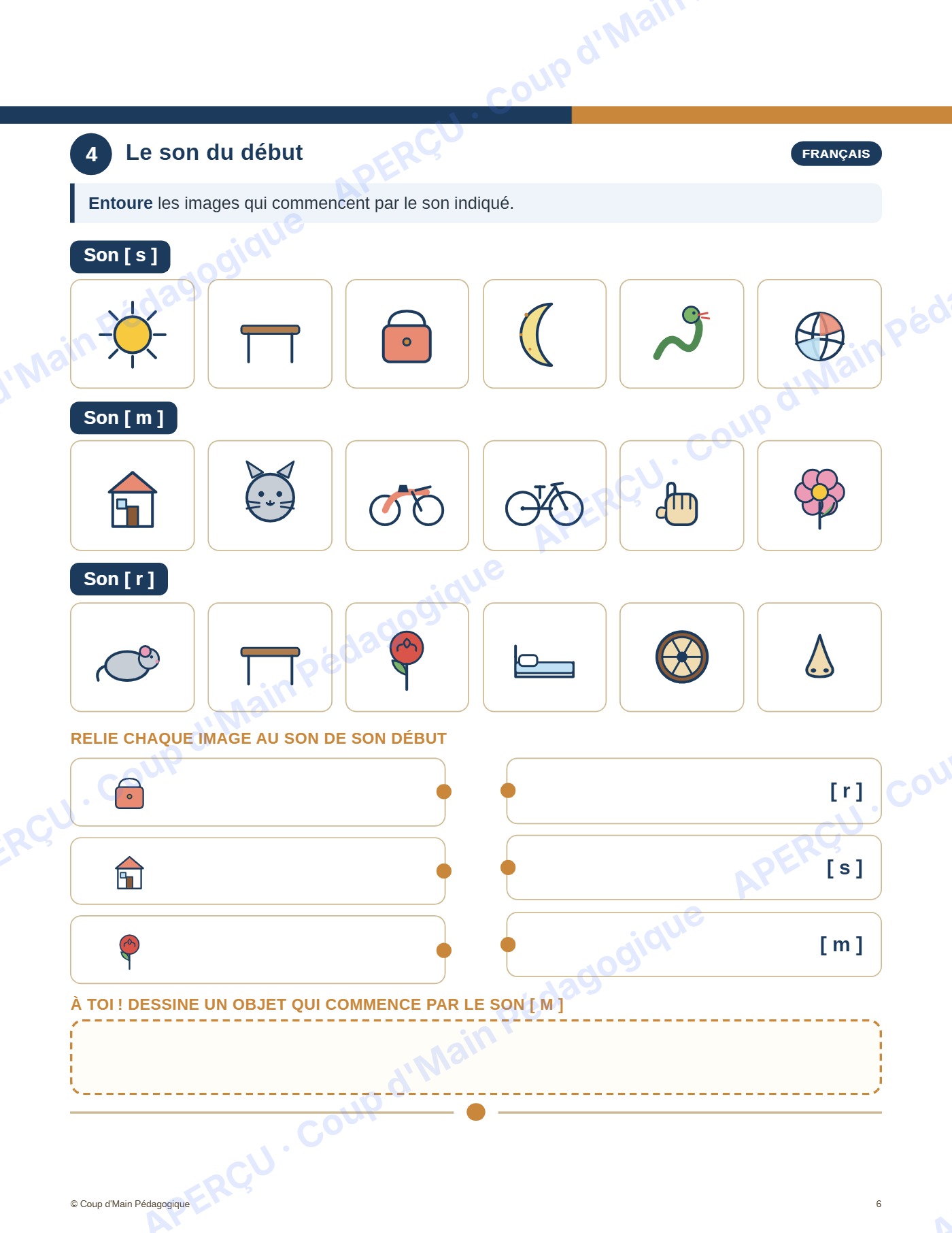 Page 7 — Cahier de vacances — 1re année