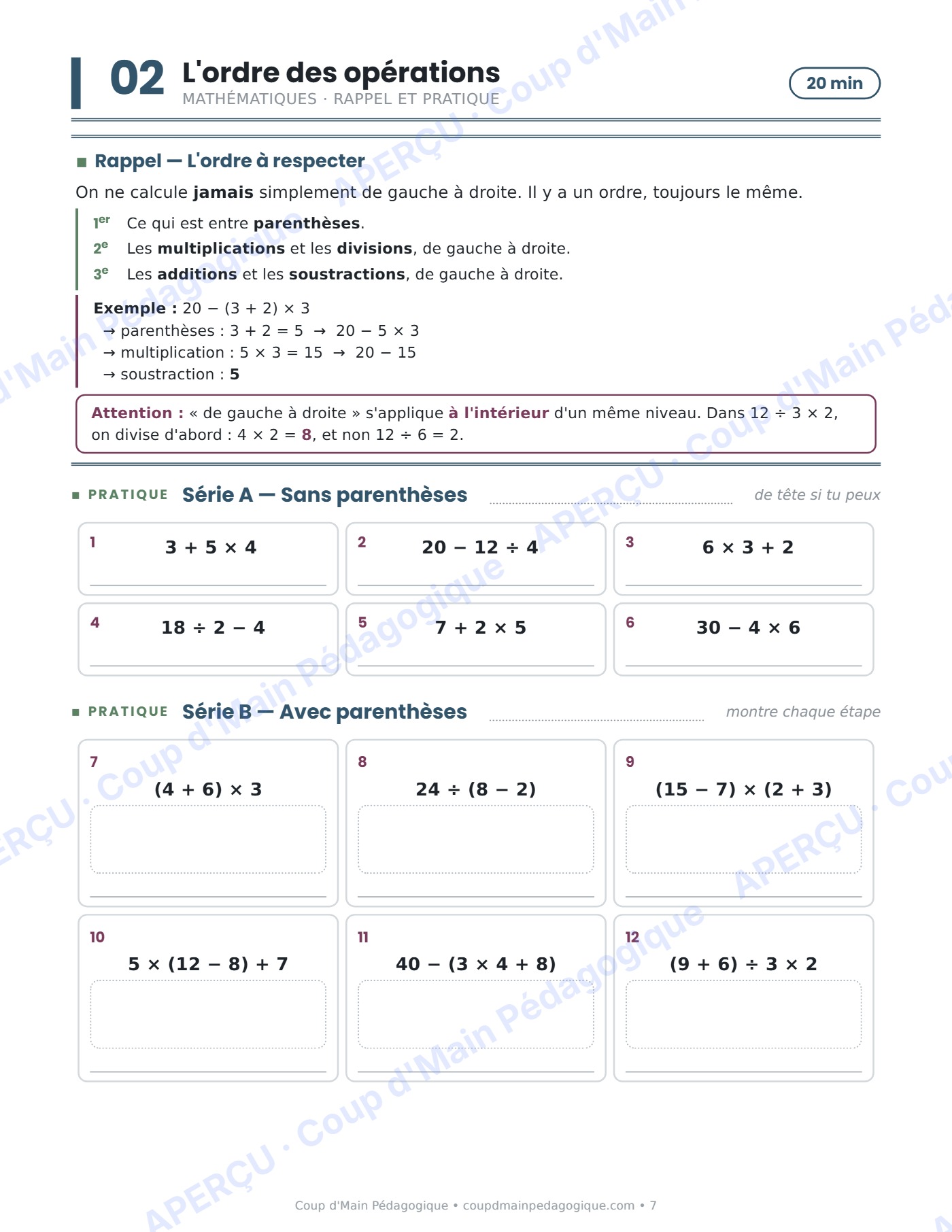 Page 7 — Journée de suppléance 3 — 6e année, Tham Luang