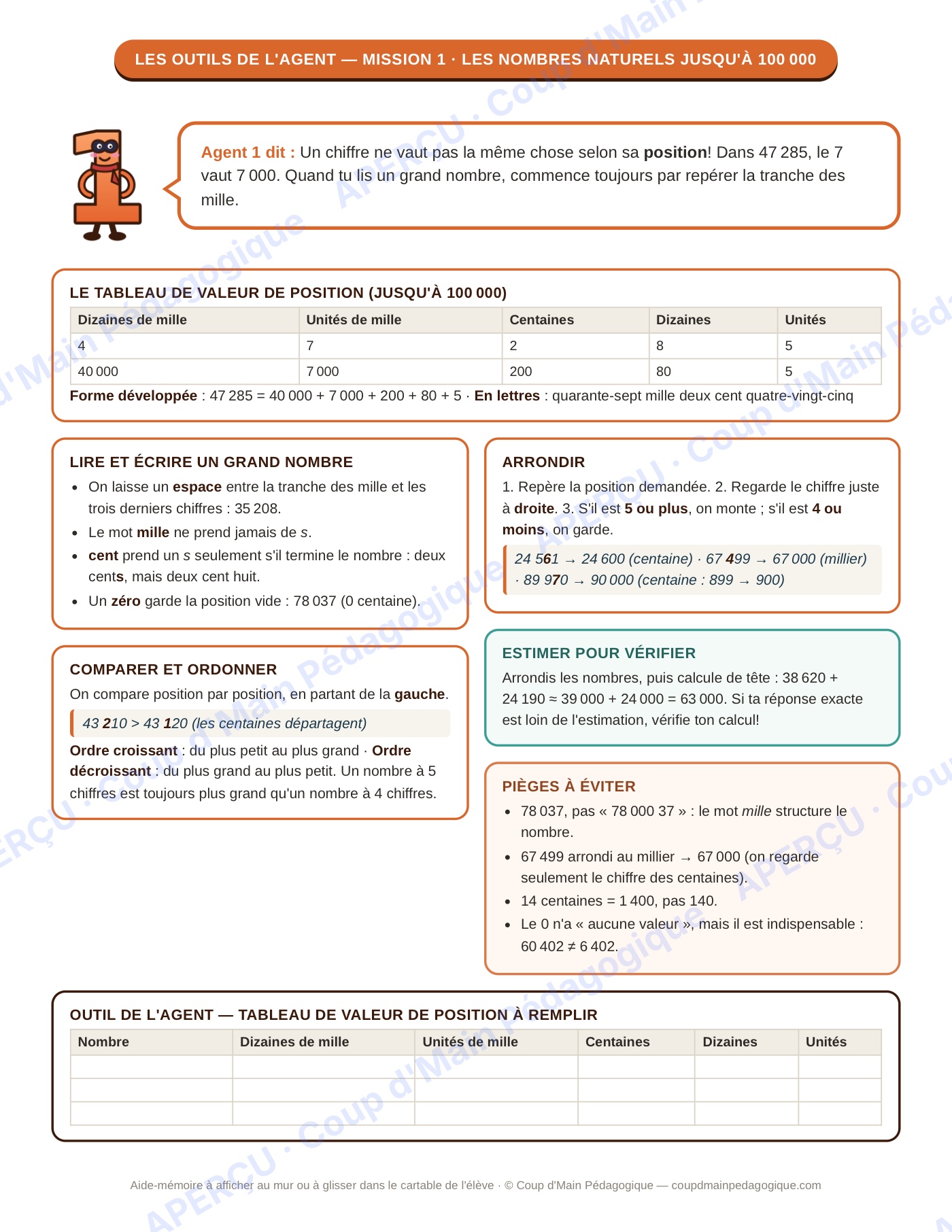 Page 5 — Mathématiques — 5e année, 300 cartes à tâches