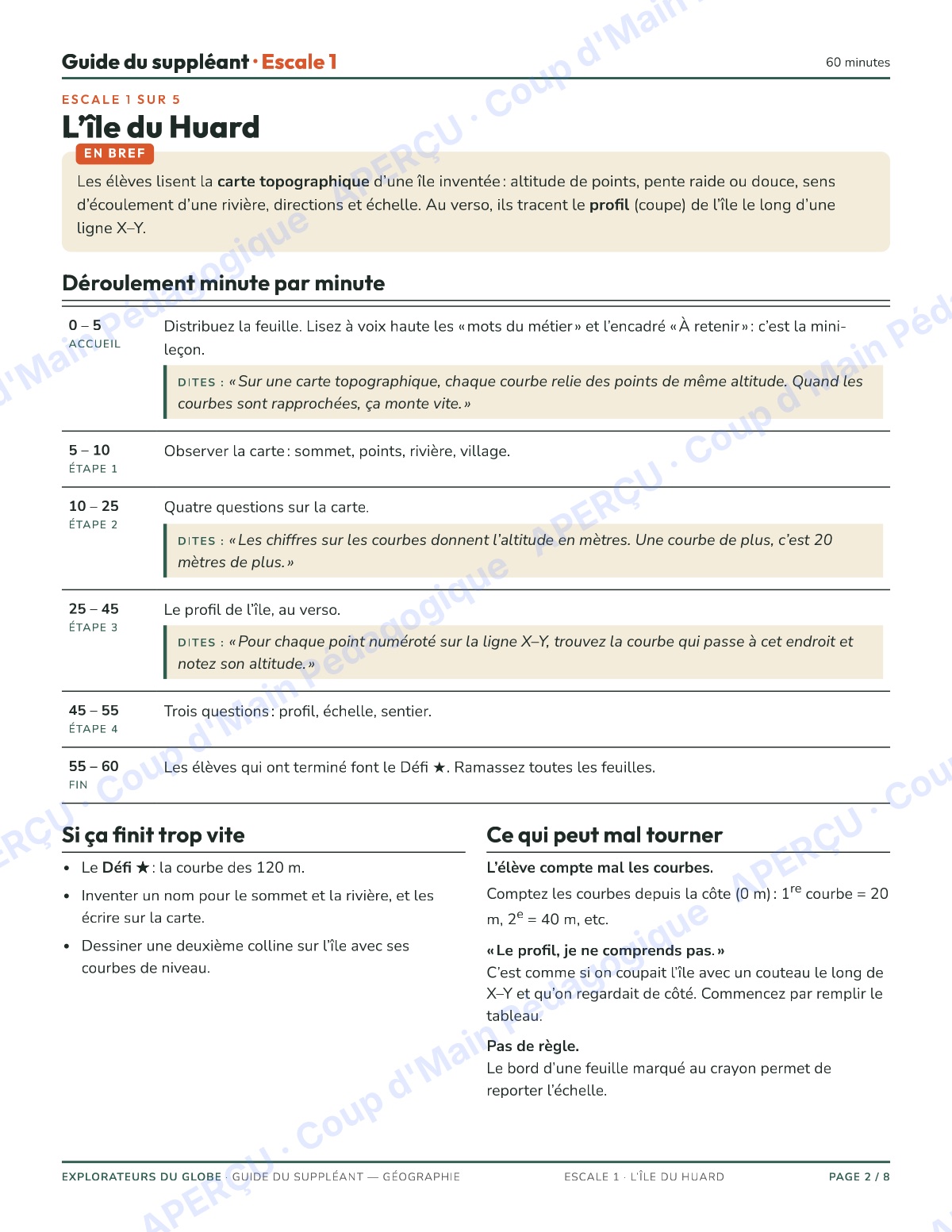 Page 2 — Explorateurs du globe (géo) — 7e-8e, suppléance