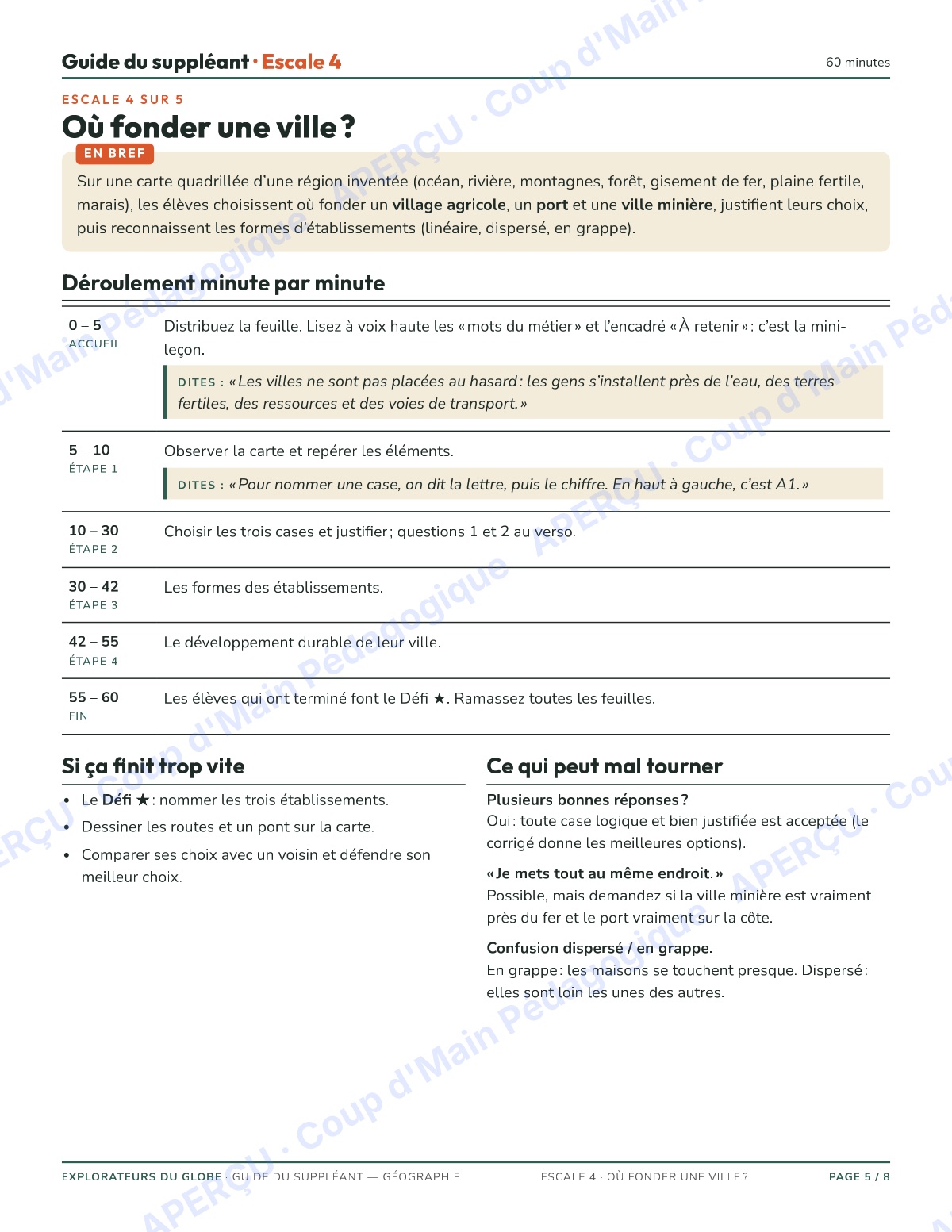 Page 5 — Explorateurs du globe (géo) — 7e-8e, suppléance