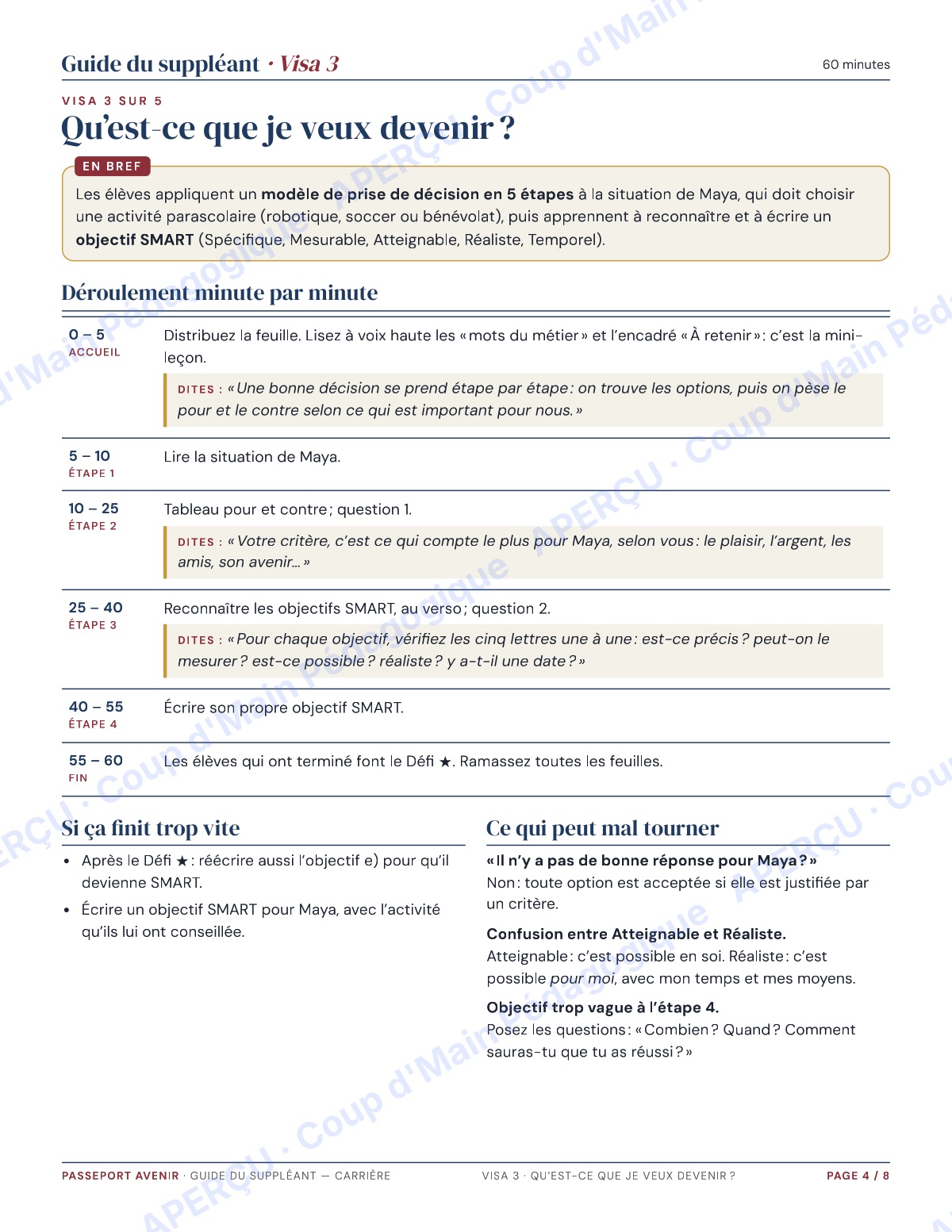 Page 4 — Passeport avenir (carrière) — 7e-8e, suppléance