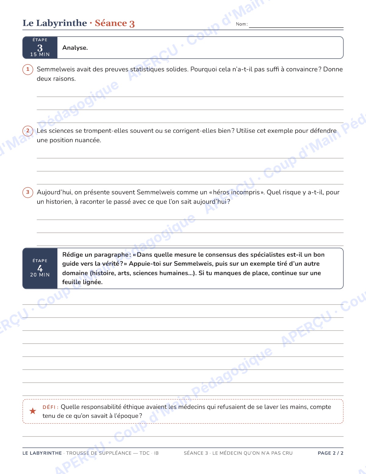 Page 6 — TdC IB — 11e-12e, trousse de suppléance