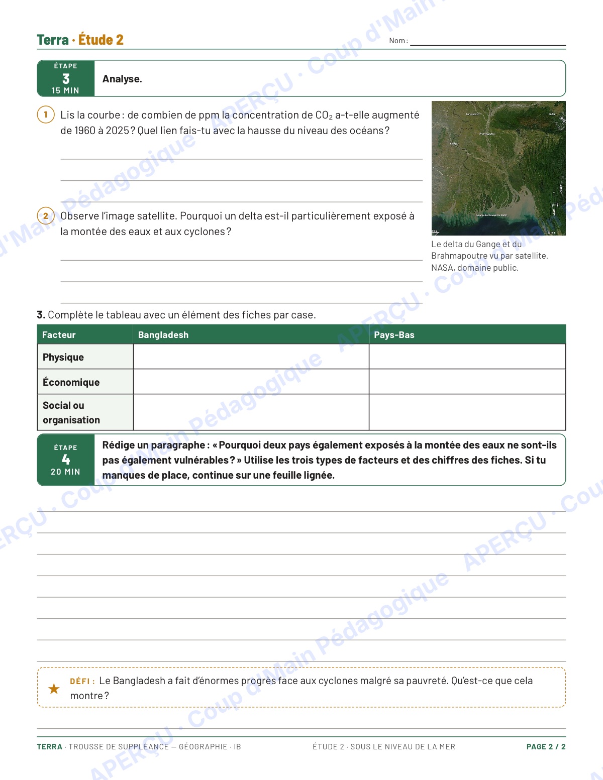 Page 4 — Géographie IB — 11e-12e, trousse de suppléance