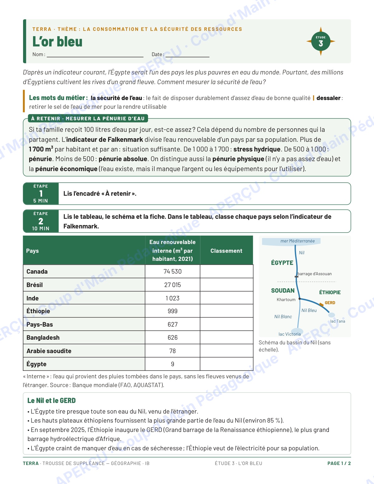 Page 5 — Géographie IB — 11e-12e, trousse de suppléance