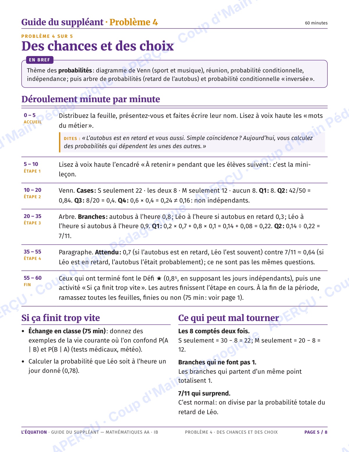 Page 5 — Maths AA IB — 11e-12e, trousse de suppléance