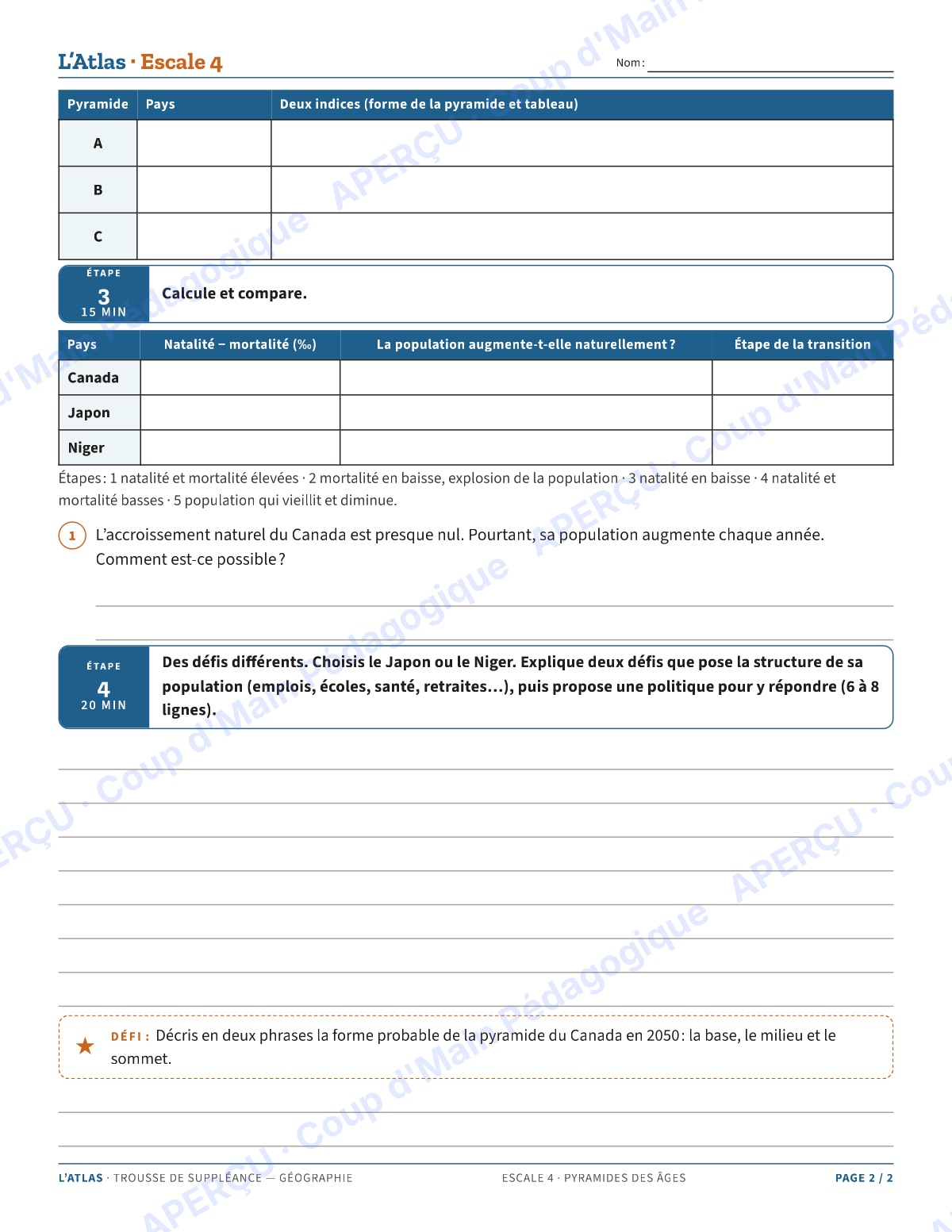 Page 8 — Géographie — 11e-12e, trousse de suppléance