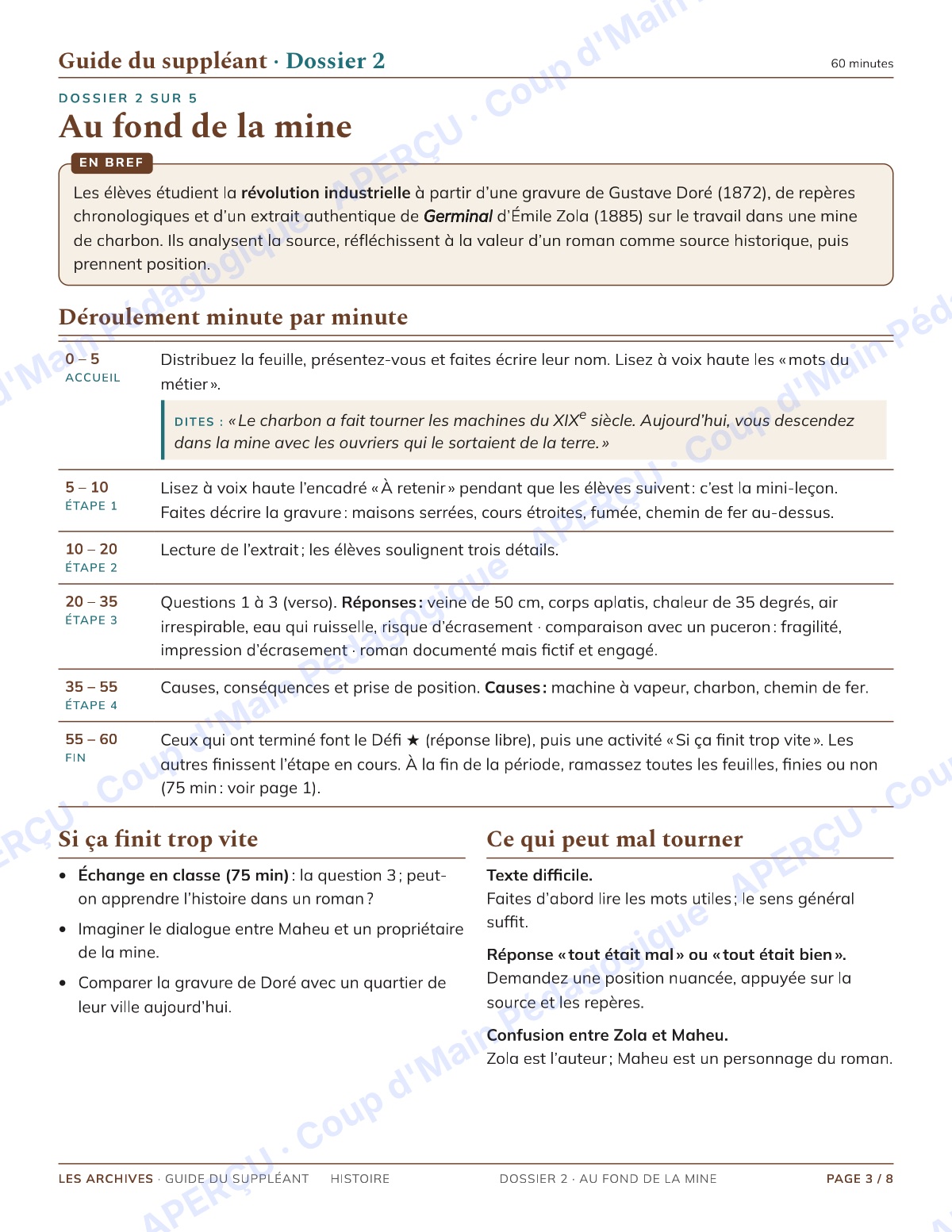 Page 3 — Les Archives (histoire) — 11e-12e, suppléance