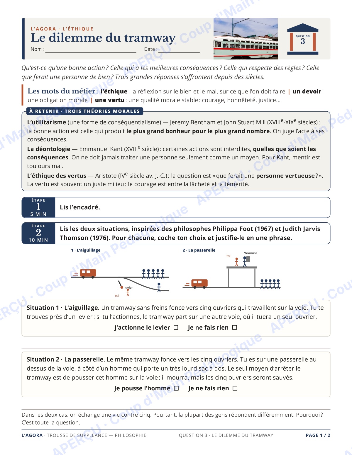 Page 5 — Philosophie — 11e-12e, trousse de suppléance
