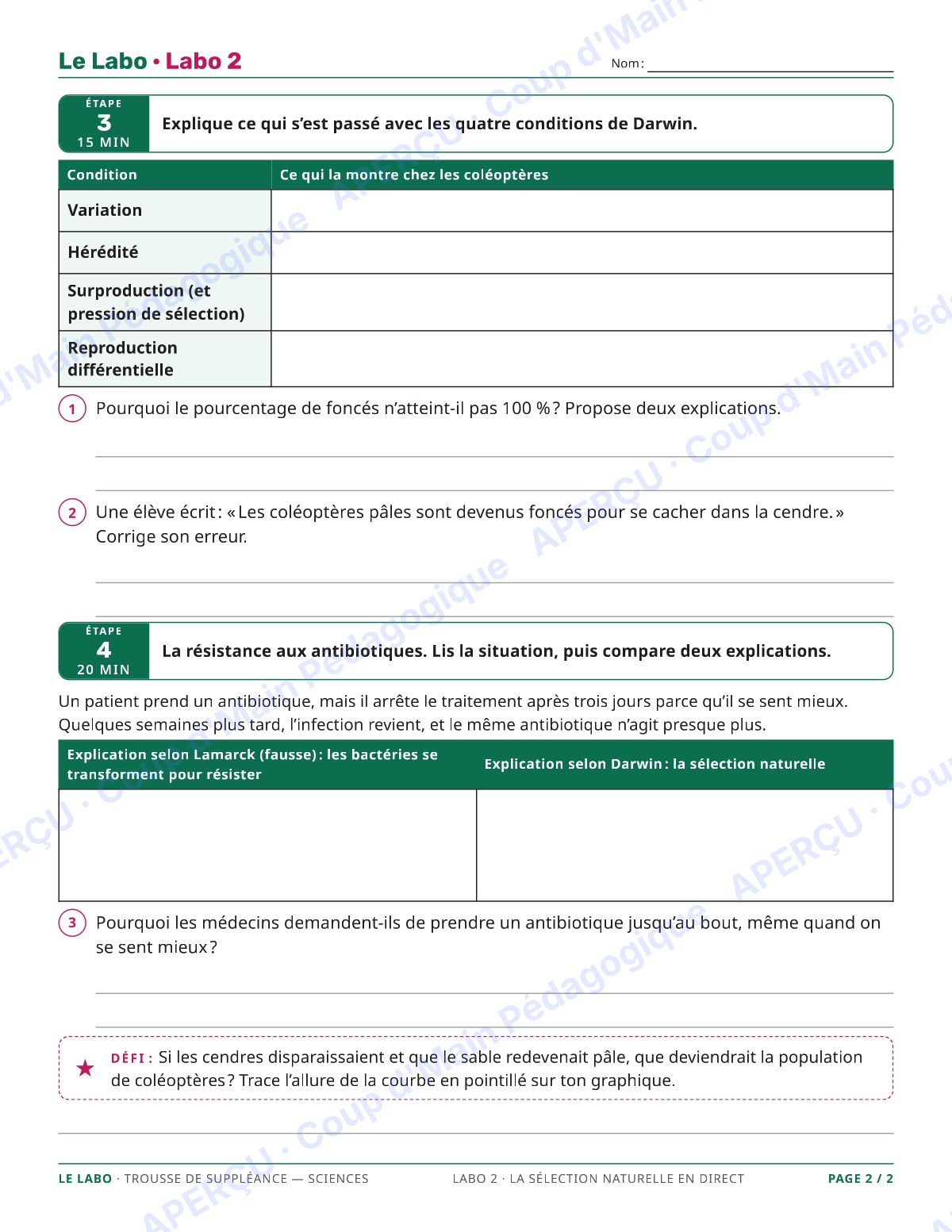 Page 4 — Sciences — 11e-12e, trousse de suppléance