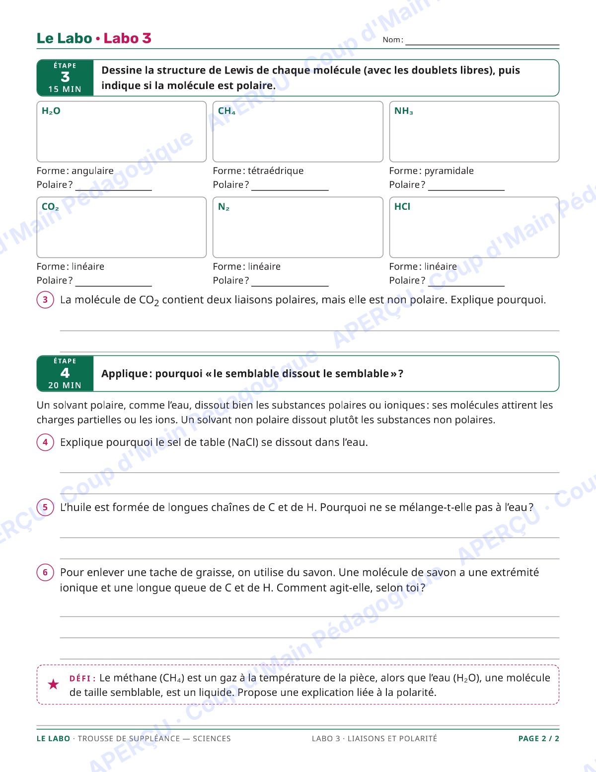 Page 6 — Sciences — 11e-12e, trousse de suppléance