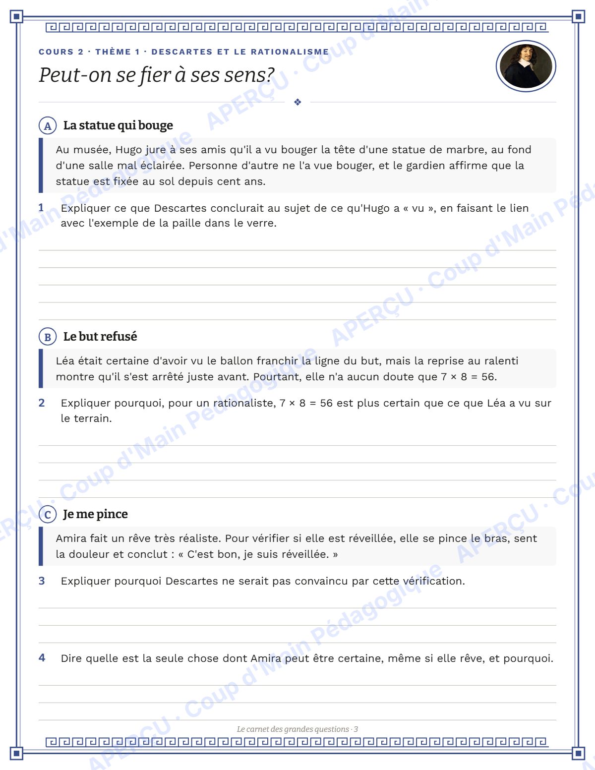 Page 3 — Introduction à la philosophie — 11e-12e, unité