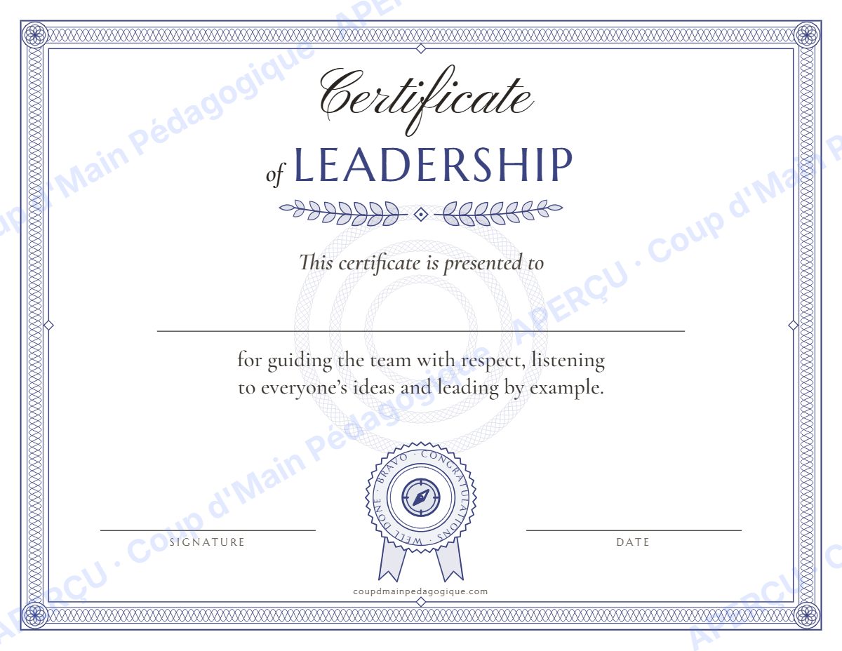 Page 6 — Certificats et mots positifs (anglais) — gratuit