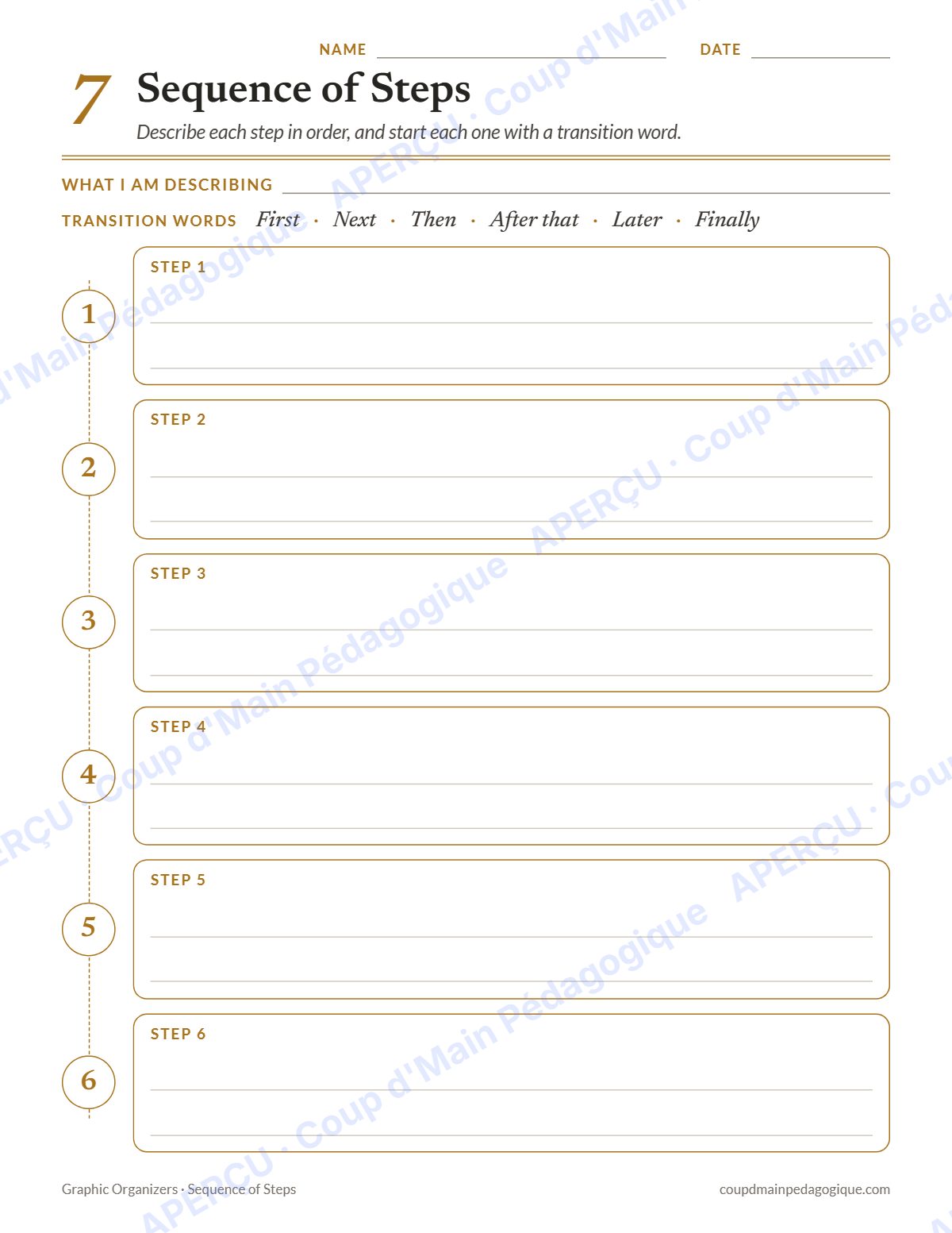Page 8 — Organisateurs graphiques (anglais) — gratuit